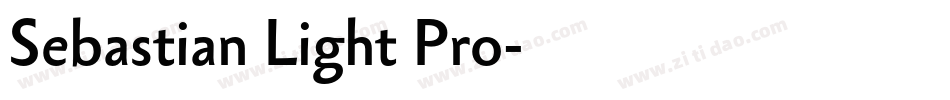 Sebastian Light Pro字体转换